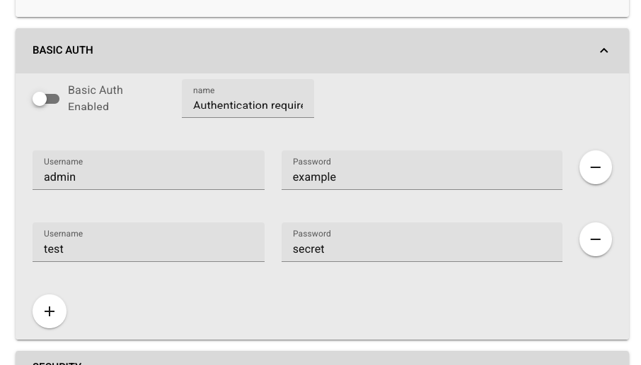 Basic Auth